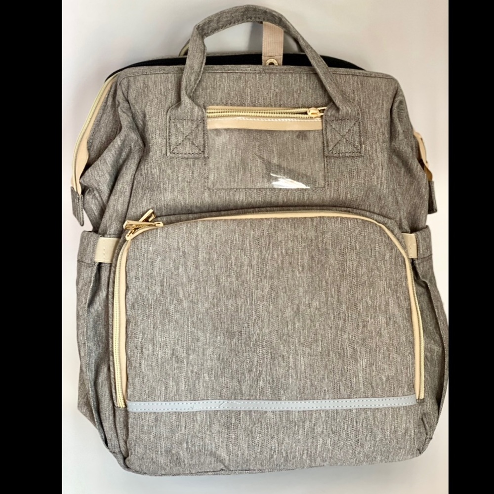 Diaper Backpack with Infant Bassinet